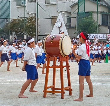 写真:応援合戦