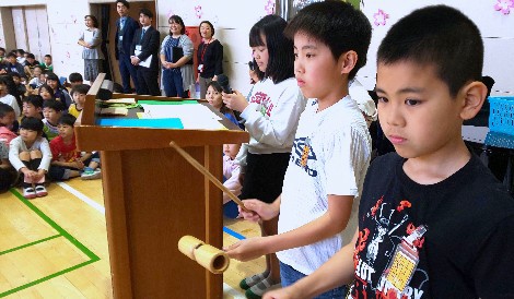 写真:1年生を迎える会2