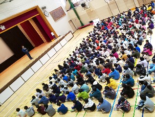 写真:2学期終業式の様子