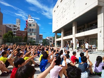 写真:6月17日の朝会の様子2