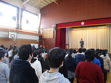 写真:3学期　始業式