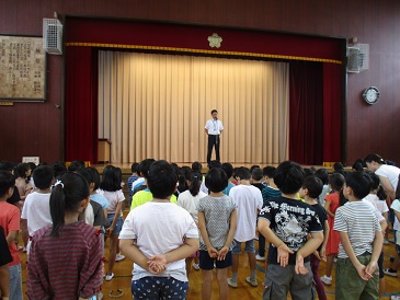 写真:2学期　始業式