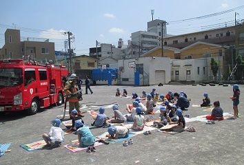 写真:消防写生会2