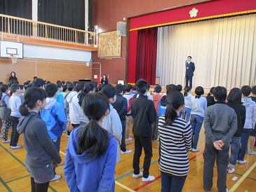 写真:2学期　終業式