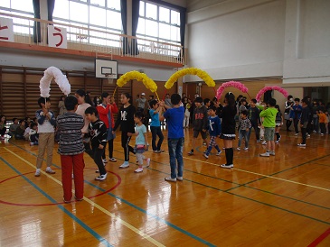 写真:1年生をむかえる会1