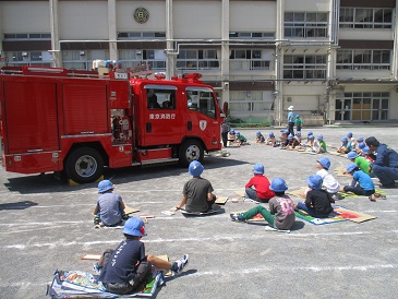 写真:消防写生会