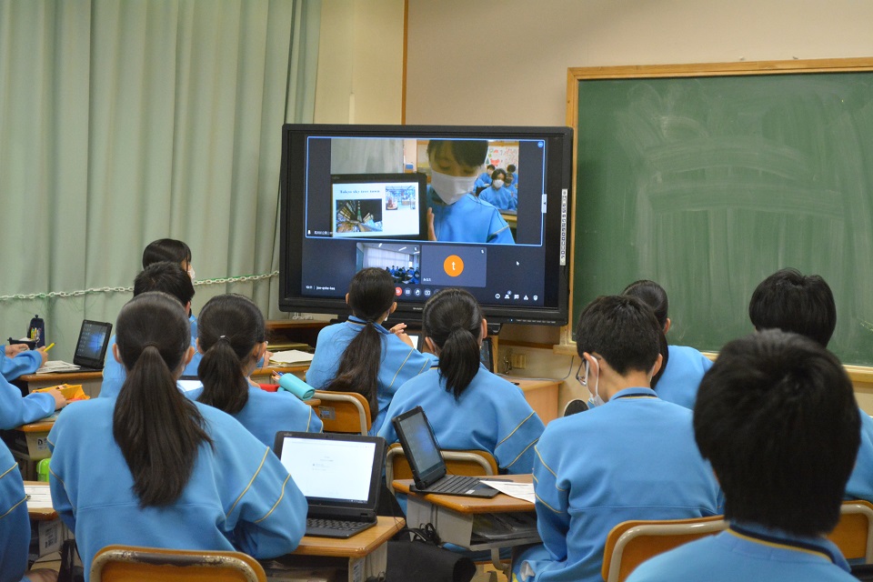 写真:Google Meetでスピーチ大会8