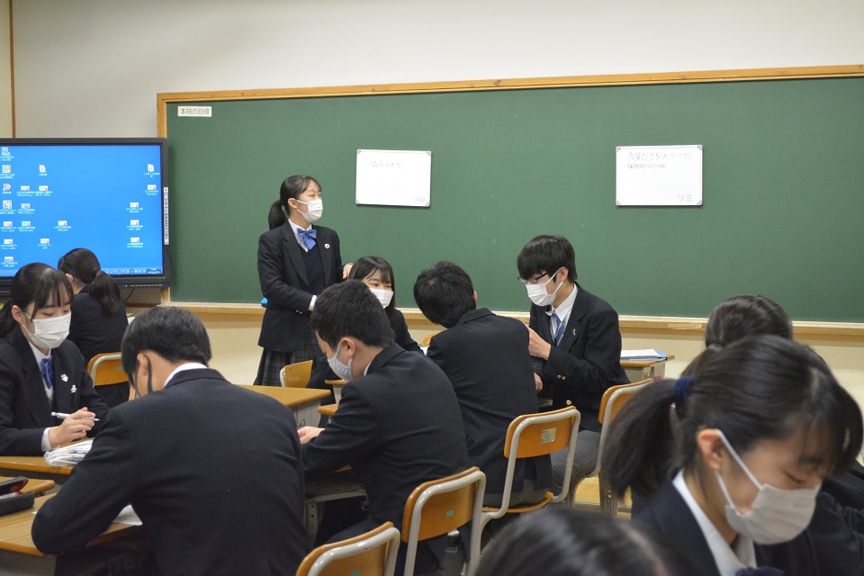 写真:3年　2学期の反省4