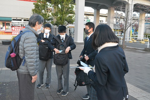 写真:南千住駅でのチェック5