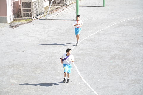 写真:1年男子駅伝1