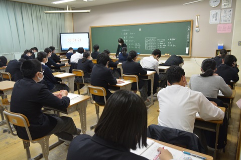 写真:3年　五科テスト1