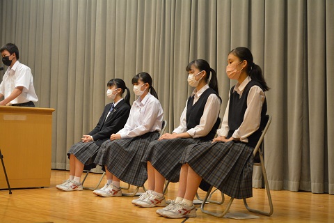 写真:3年弁論大会3