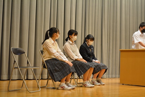 写真:3年弁論大会4