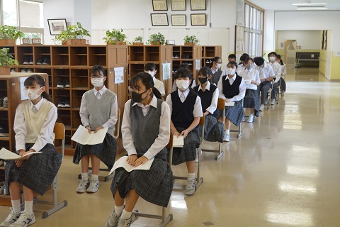 写真:生徒会役員選挙1