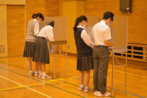 写真:生徒会役員選挙14