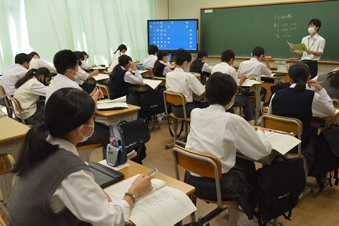 写真:各学年の総合的な学習の時間1年生1