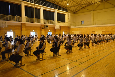 写真:2年　学年集会2