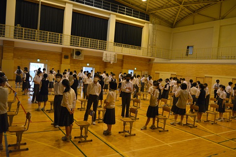 写真:2年　学年集会3