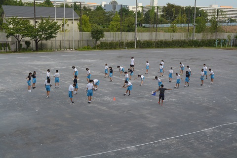 写真:連合体育大会練習2