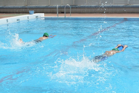 写真:夏季水泳指導1