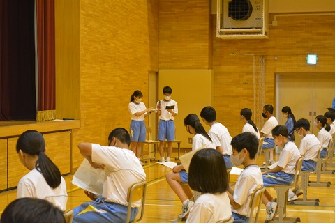 写真:学年集会1