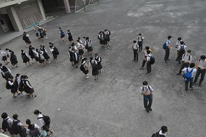 写真:修学旅行1日目1