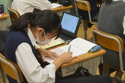 写真:3年　国際理解学習1