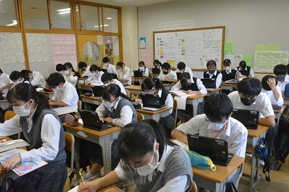 写真:3年　国際理解学習12