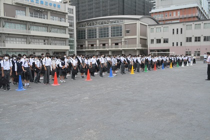 写真:地区別集団引率下校7