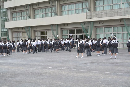 写真:地区別集団引率下校8