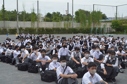 写真:地区別集団引率下校14