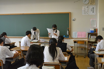 写真:朝学活・朝学習・朝読書7