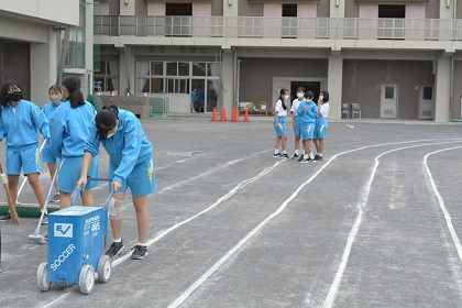 写真:運動会前日準備6