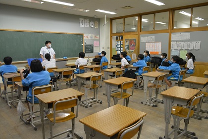 写真:地区別集団下校班の編成6