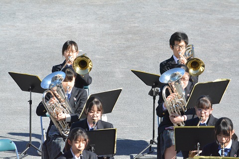 写真:三学年合同の最後の演奏7