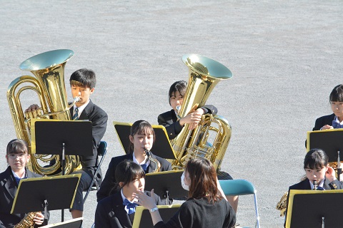 写真:三学年合同の最後の演奏8