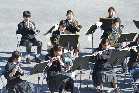 写真:三学年合同の最後の演奏13