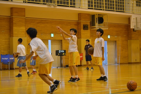 写真:男子バスケットボール部2