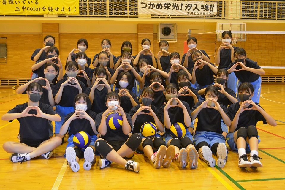 写真:女子バレーボール部1