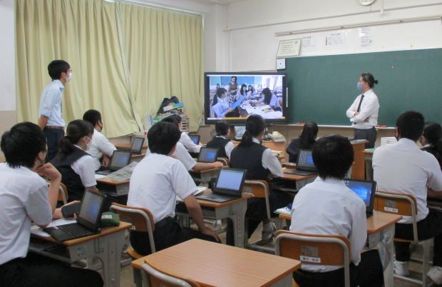 写真:高等学校授業体験3