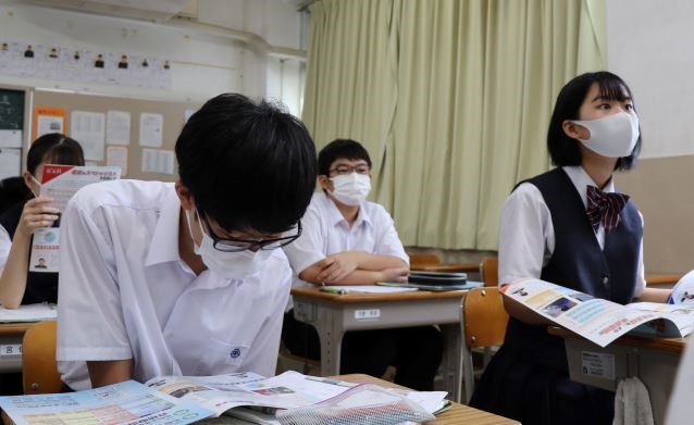 写真:高等学校授業体験2