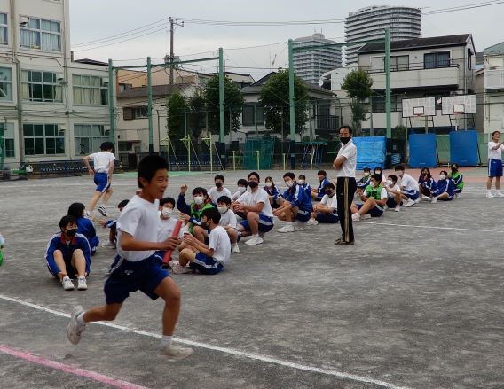 写真:D組全員リレー協力隊　練習会2