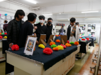 文化祭　展示風景