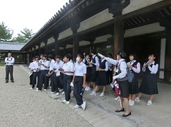 法隆寺見学