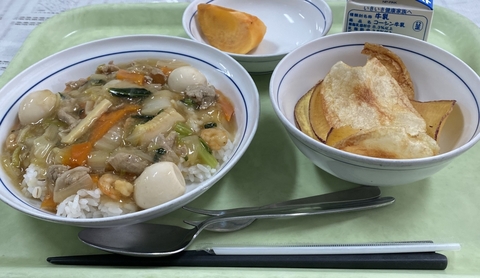 写真:12月3日の給食