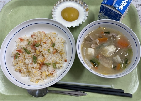 写真:12月23日の給食