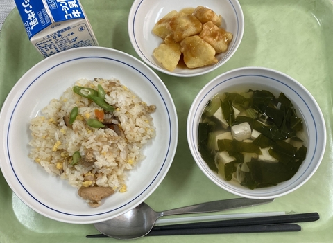 写真:11月1日の給食