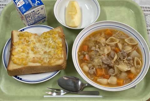 写真:10月6日の給食