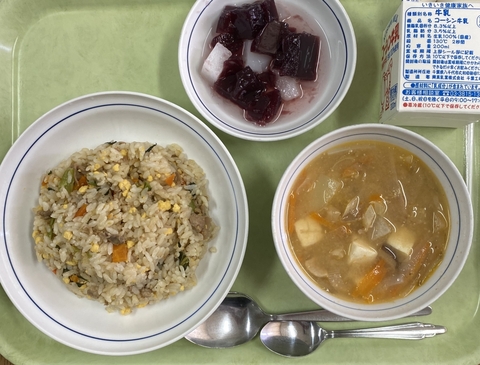 写真:6月1日の給食