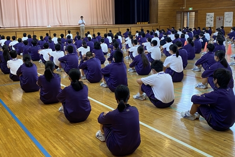 写真:学年集会